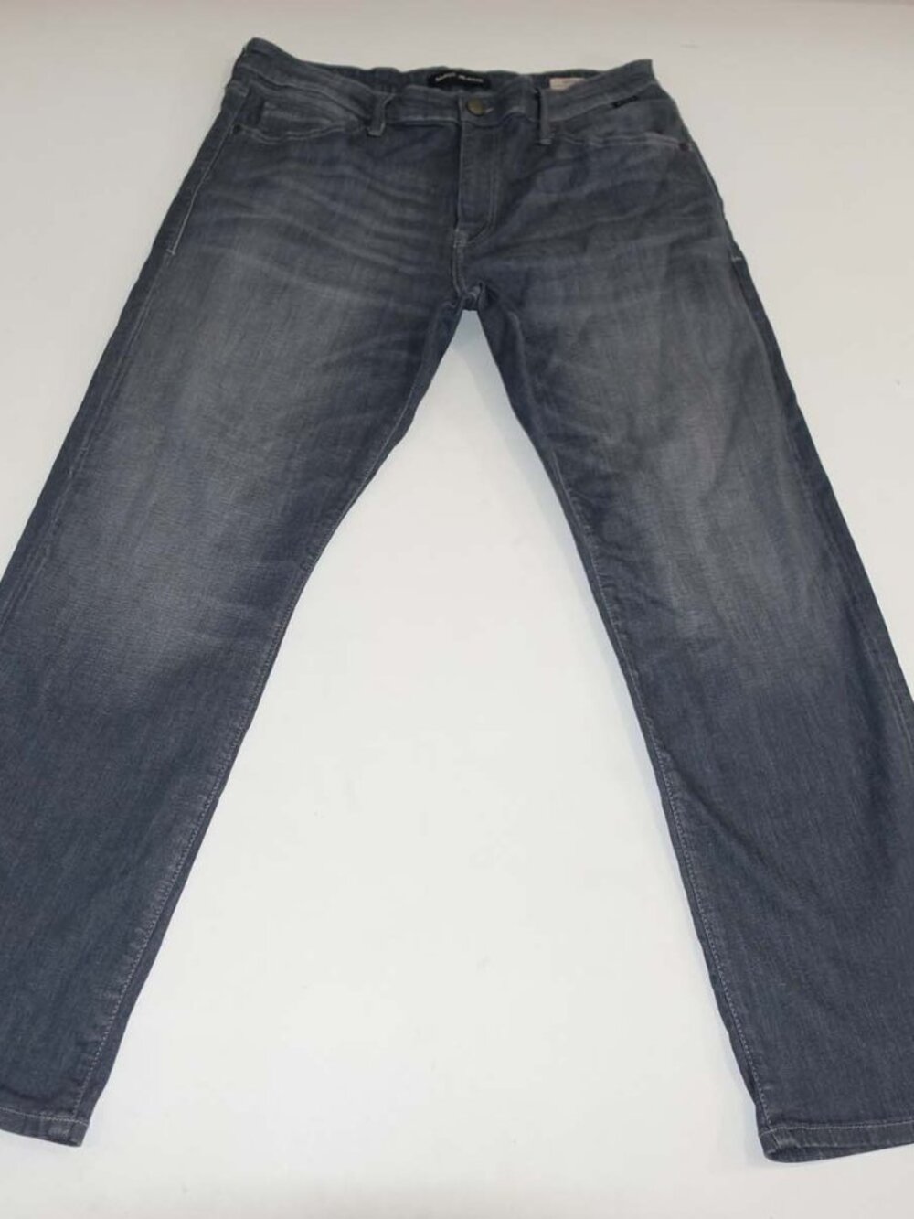 Mavi Men's Matt Relaxed Straight Leg Jeans Size 36 x 30 Gray Mid Rise Denim